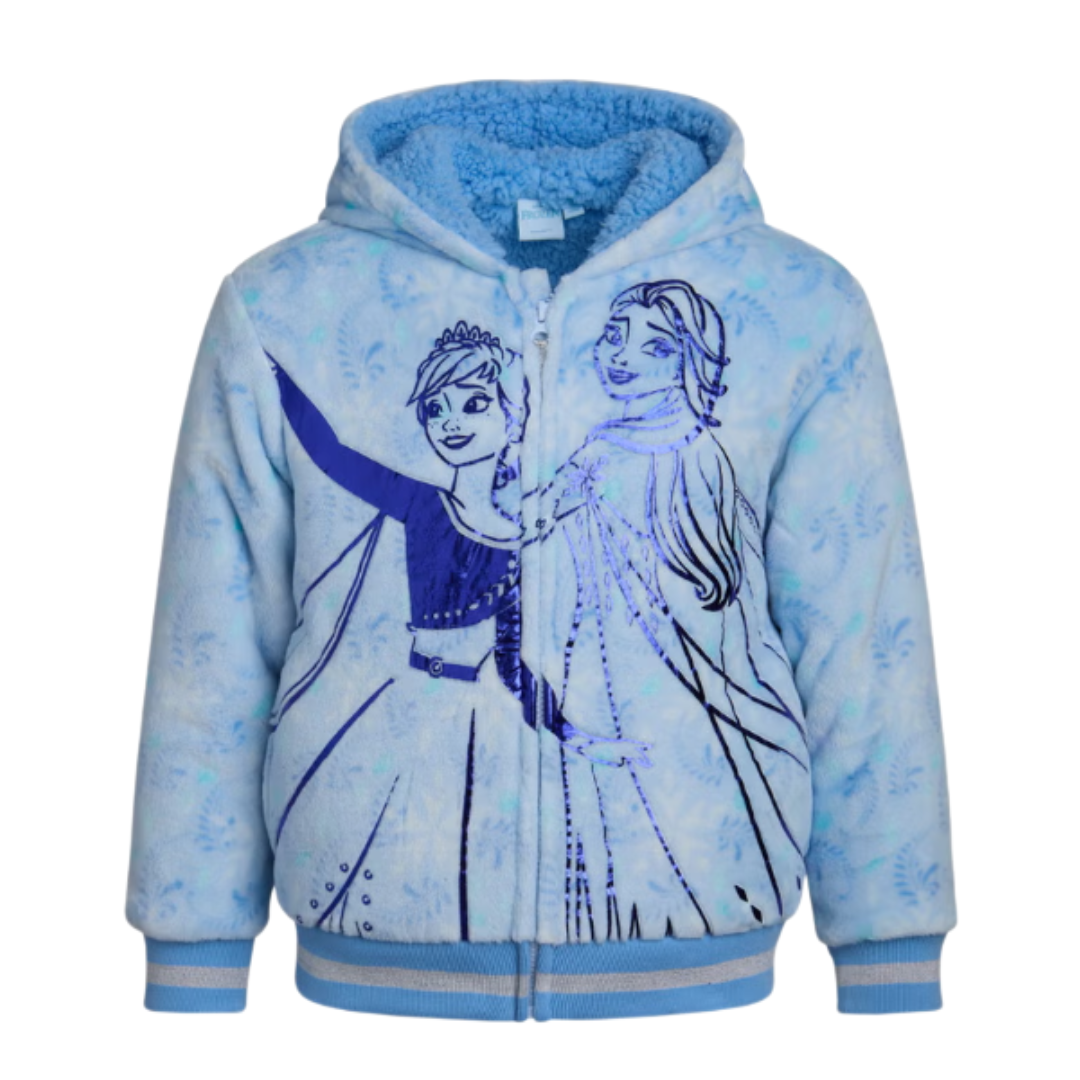 Disney & Marvel Kids Plush Fleece Zip Hoodie