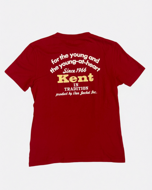 Leox Hub Kent in Tradition classic red t-shirt featuring traditional chest logo detail