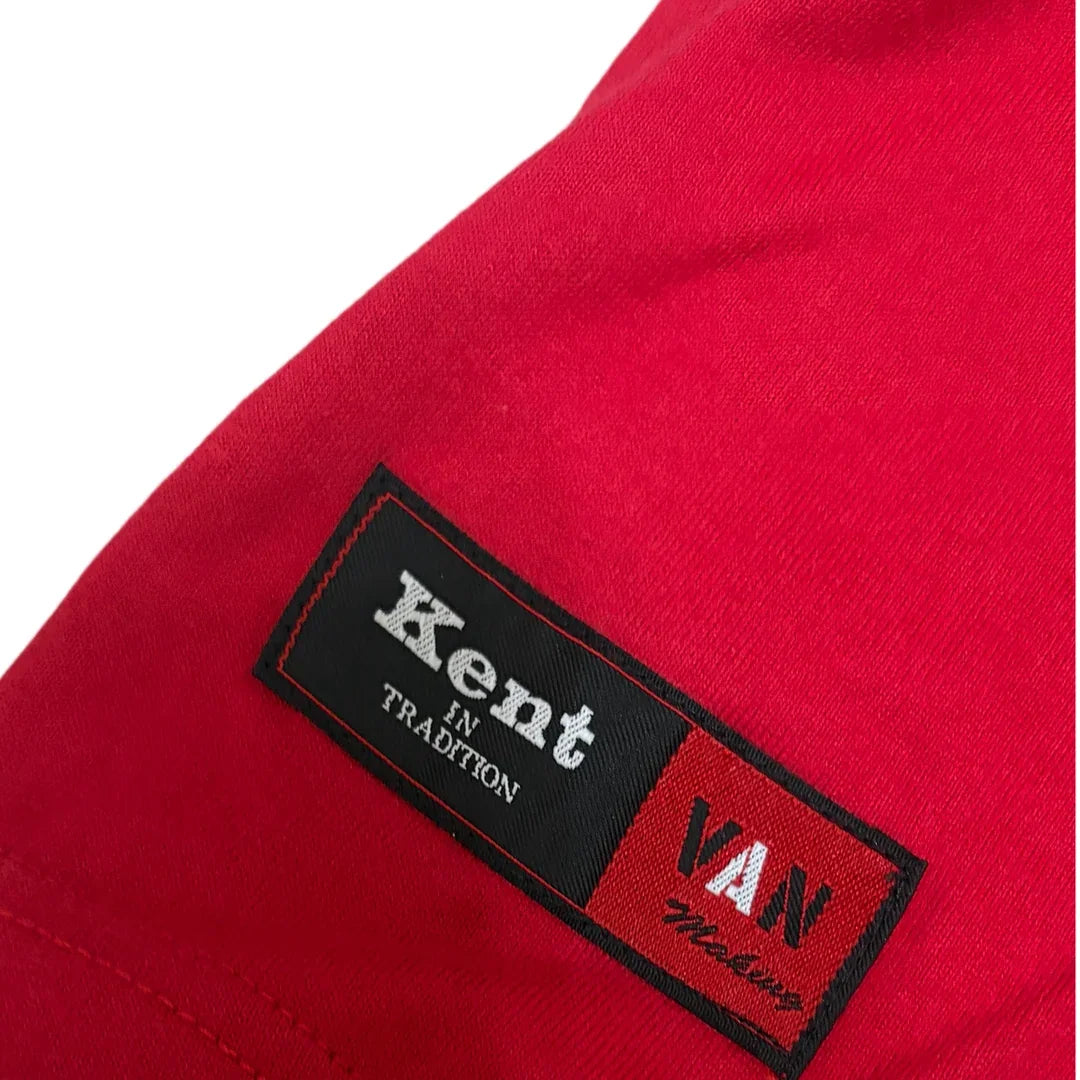 Leox Hub Kent in Tradition classic red t-shirt featuring traditional chest logo detail