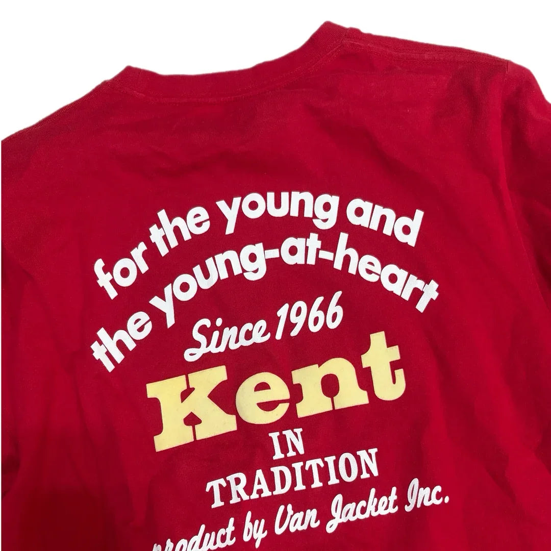 Leox Hub Kent in Tradition classic red t-shirt featuring traditional chest logo detail