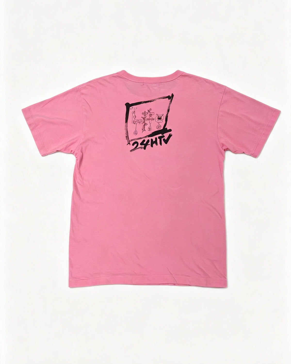 Hattie Stewart x 24HTV 2018 Pink Charity Tee Back View