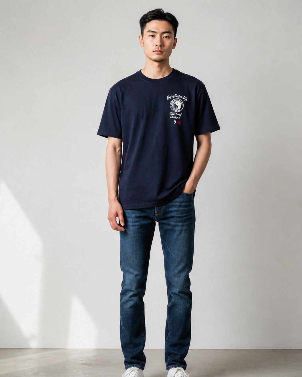 Leox Hub T&C Surf Designs Hawaii t-shirt featuring classic yin yang logo graphic print