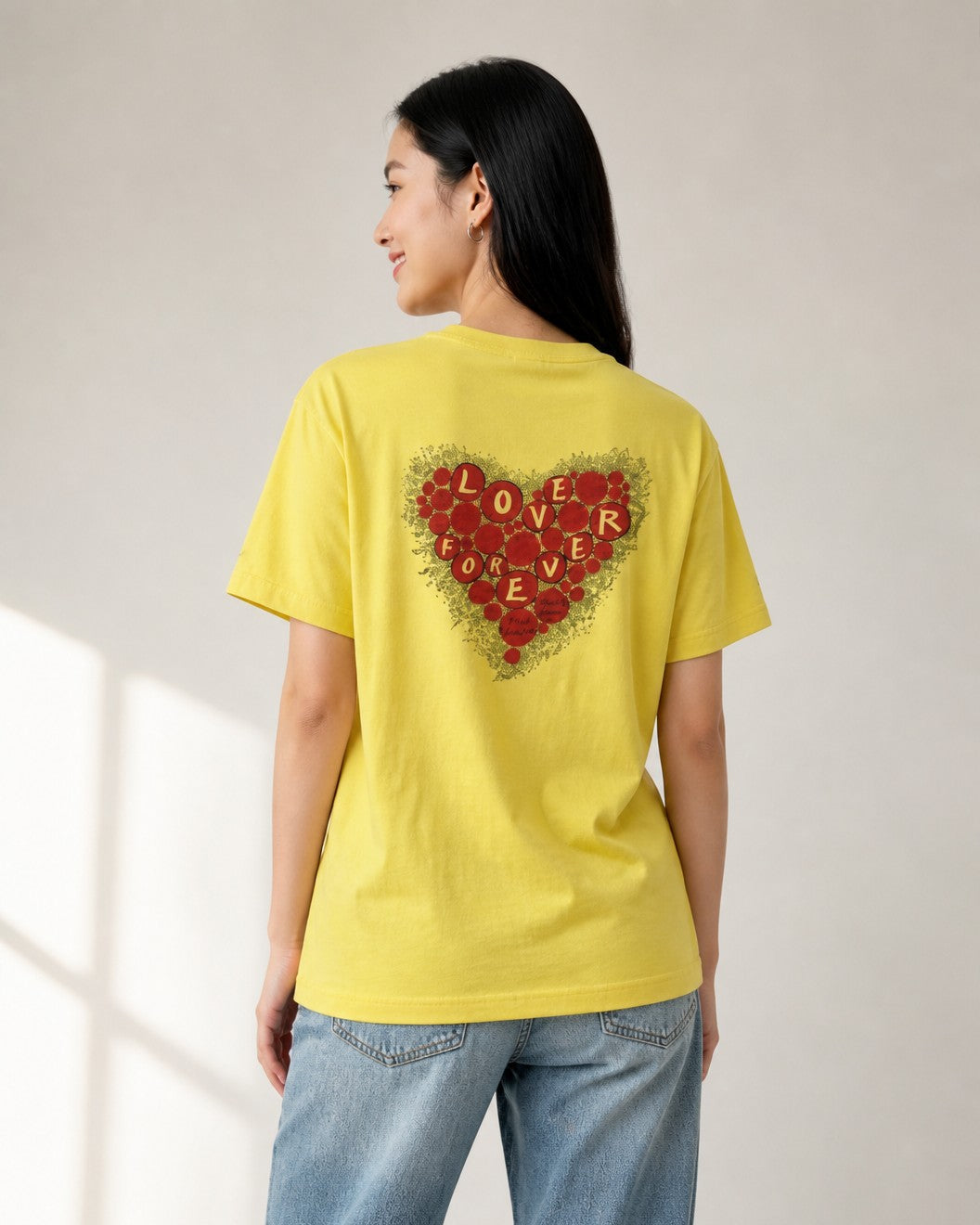Leox Hub Yayoi Kusama x Satoshi Ohno Japan 24 Hour TV charity t-shirt featuring polka dot flower artwork
