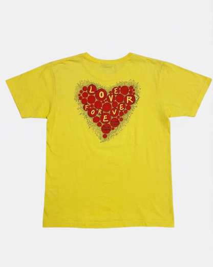 2013 Yayoi Kusama x Satoshi Ohno 24HTV Yellow Tee Back View